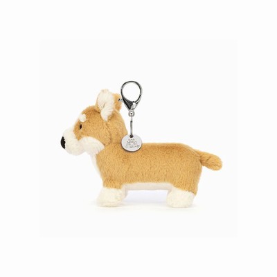Jellycat Betty Corgi Bag Charm Dog UK | 21986PJIT